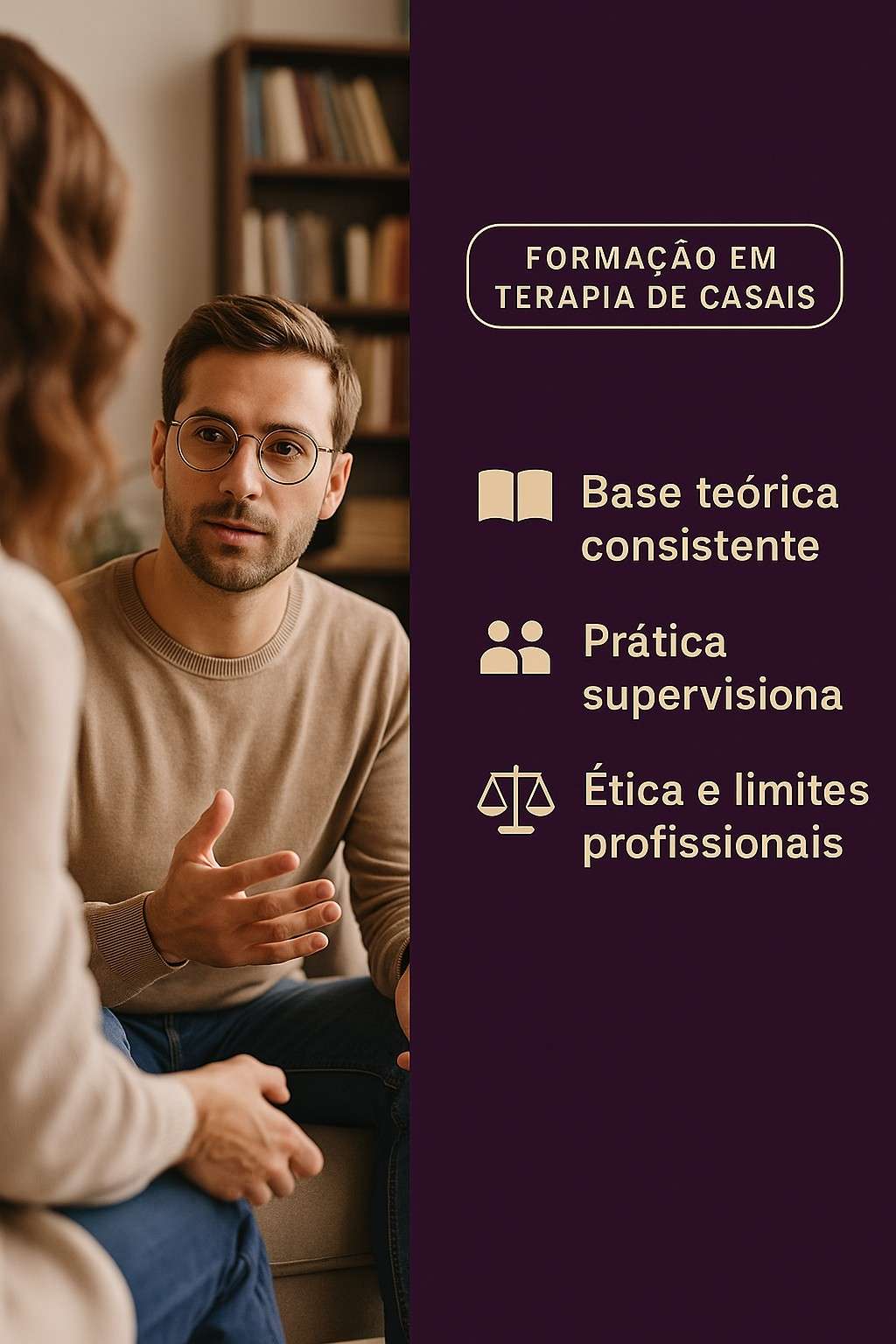 Como se tornar um terapeuta de casais.